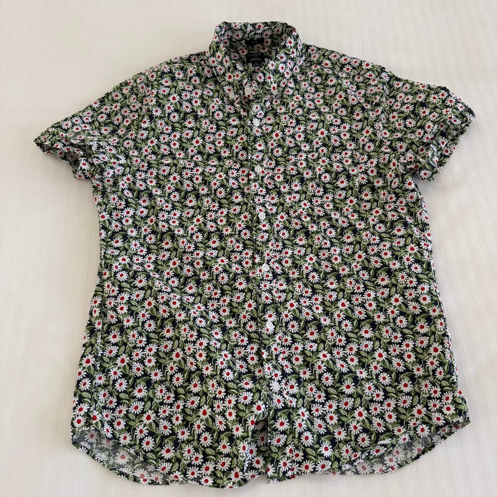J Crew Slim Flex Washed button down